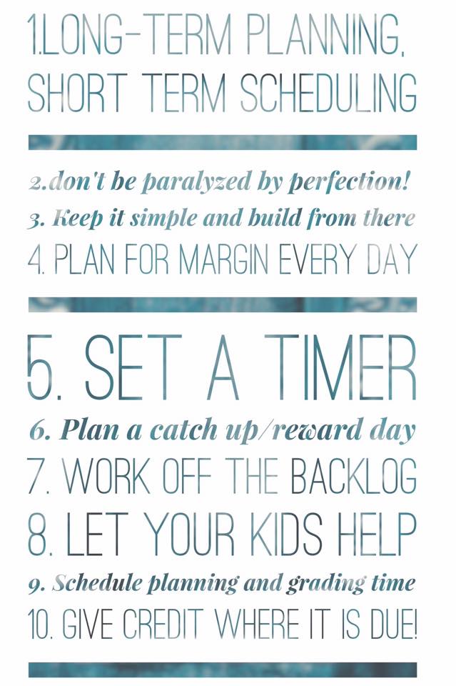 10 Planning Tips For Happier Homeschooling