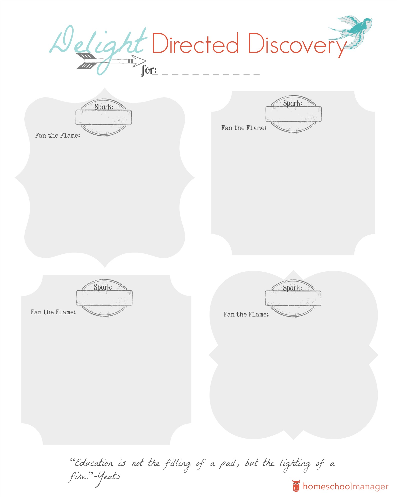 DelightDirectedDiscoveryHomeschoolPrintable