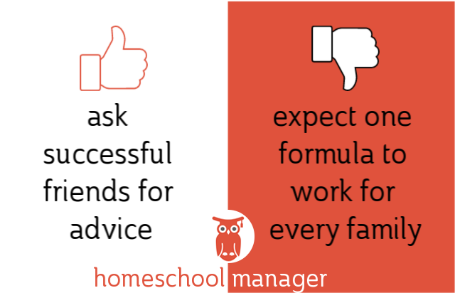 Homeschool dos & donts ask for help
