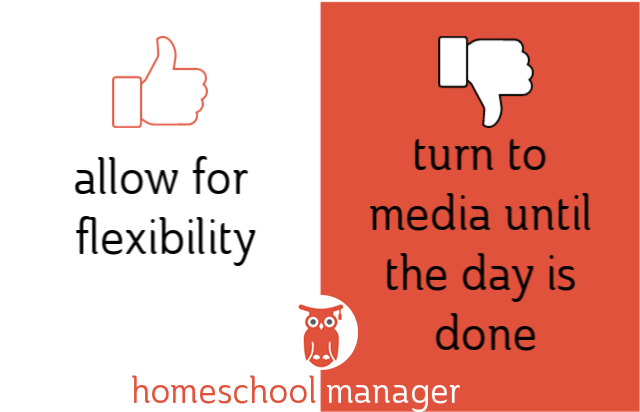 Homeschool dos & donts manage media
