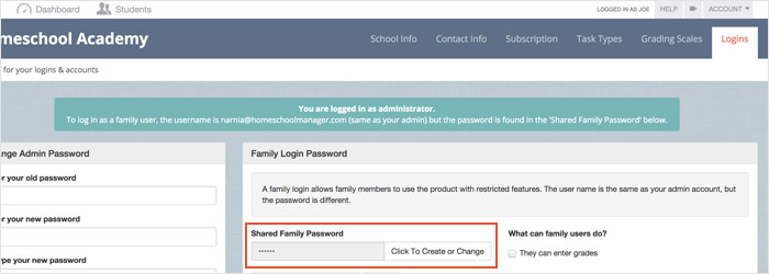 How Students and Families Can Log In